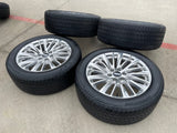 22" Cadillac Escalade Platinum OEM wheels rims tires 2024 2025 2026 NEW Texas Truck Tire