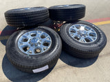 18" Ram 2500 3500 Laramie Power Wagon OEM wheels rims 2693 tires FIRESTONE H/T2 Texas Truck Tire