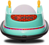 6V Kids Ride-On Bumper Car with Remote Control, 360° Spin and Flashing Lights for Toddlers