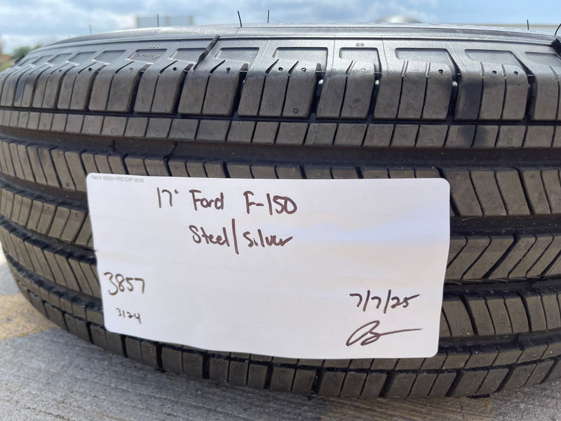 17" Ford F-150 OEM rim wheel 3857 tire steel 2023 2024 2025 2026 MICHELIN NEW Texas Truck Tire