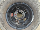 17" Dodge Ram 3500 Dually 8x200 wheels rims 2703 2704 OEM A/T tires Texas Truck Tire