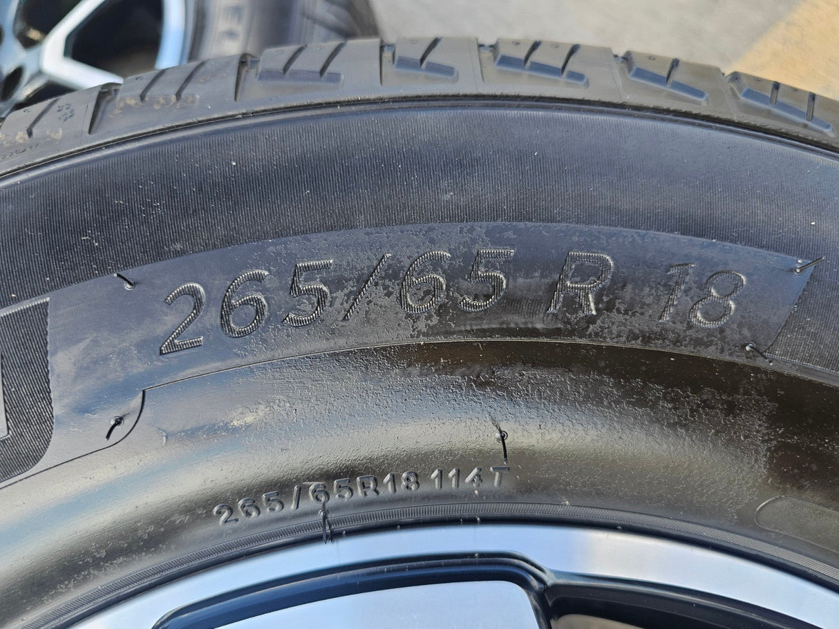 18" Ford Ranger wheels rims tires black 95213 tires 2024 2025 2026 NEW MICHELIN Texas Truck Tire