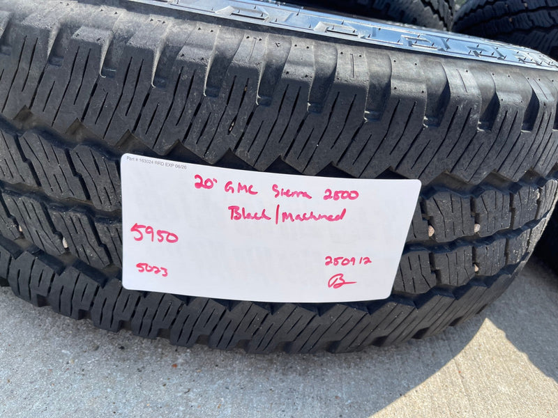 20" GMC Sierra AT4 2500 3500 OEM wheels rims 5950 Silverado 2021 2023 2024 2025 Texas Truck Tire