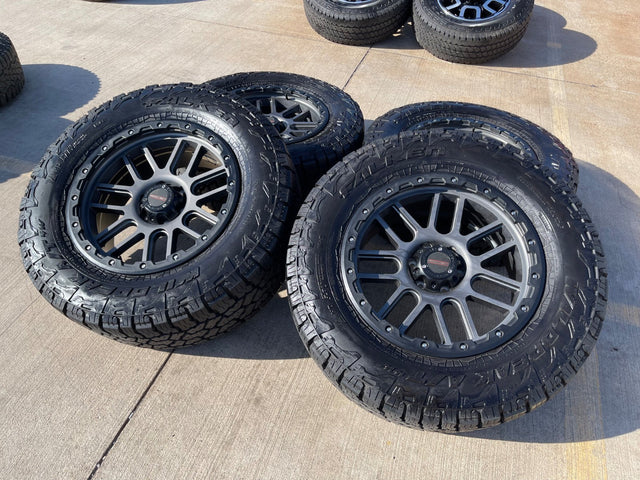 20" Ford F-150 ROUSH OEM Vision 111 Nemesis rims wheels Expedition FALKEN 35" Texas Truck Tire