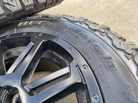 20" Toyota Tundra Sequoia T FORCE TSS TRD OEM black wheels rims 5x150 NEW BFG Texas Truck Tire