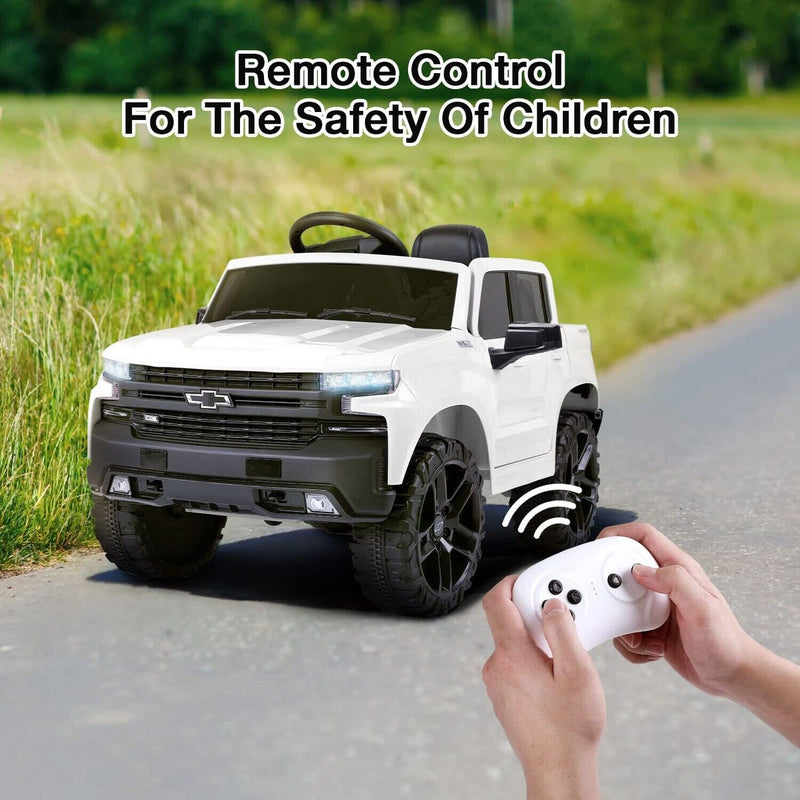 Chevrolet Silverado 12V Kids Electric Ride-On Truck for Boys and Girls