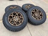 18" Ford F-150 OEM rims wheels 95049 10340 BRONZE Expedition KENDA R/T 33" NEW Texas Truck Tire