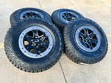 17" Ford Ranger Raptor Beadlock wheels rims Bronco 2024 2025 2026 NEW GOODYEAR Texas Truck Tire