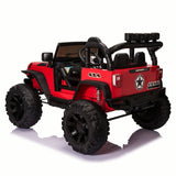 Electric 24V Battery Kids Ride On Car Toy Truck with USB, Bluetooth, and Remote Control Features