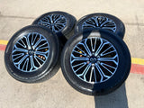 20" Nissan Titan PRO-4X Armada OEM wheels rims tires black 2023 2024 2025 2026 Texas Truck Tire