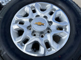 18" Chevy Silverado 2500 3500 OEM 5959 wheels rims MICHELIN LTX A/T2 NEW Texas Truck Tire