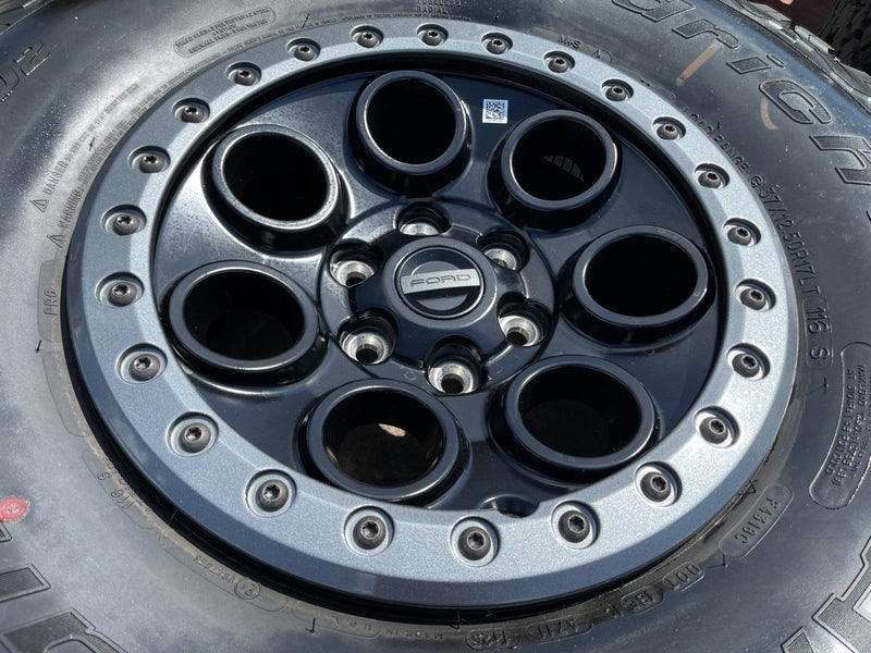 17" Ford F-150 Raptor OEM BEADLOCK 10612 rims wheels BFG KO2 37" 2025 2026 NEW Texas Truck Tire