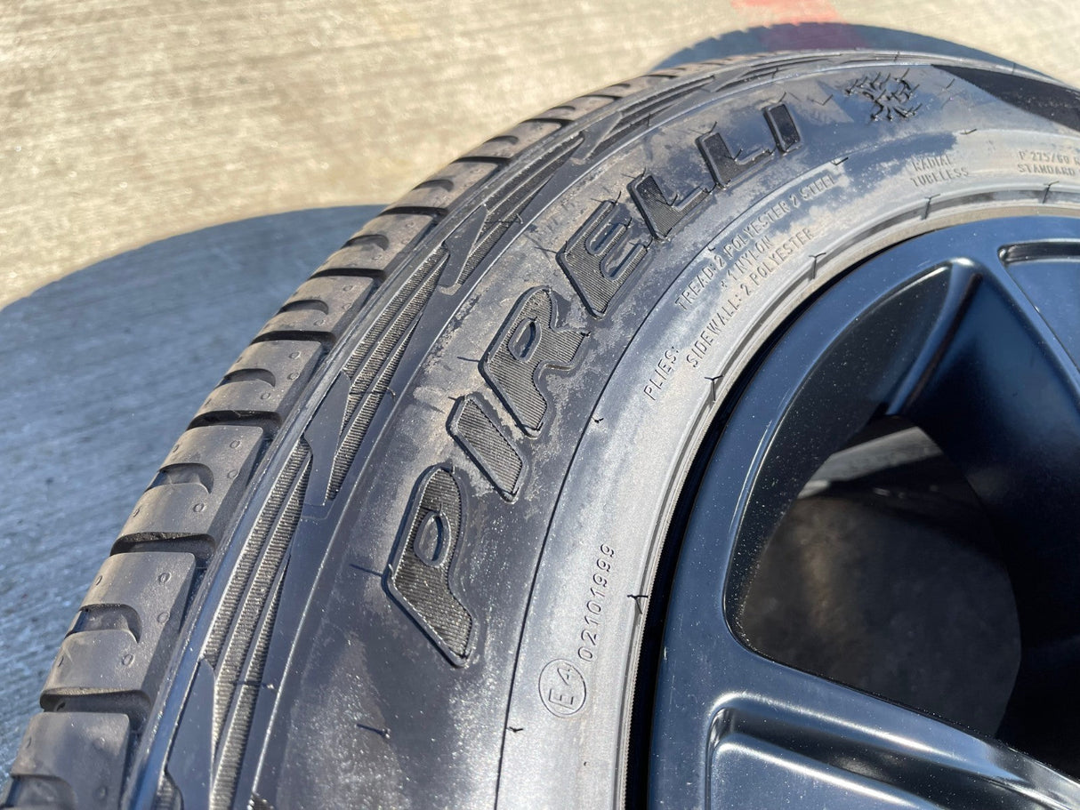 20" Dodge Ram 1500 OEM LIMITED Black 2676 2723 wheels rims PIRELLI A/TR Texas Truck Tire