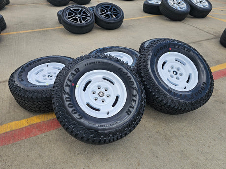 17" Ford Bronco HERITAGE Limited Edition wheels rims white 2025 2026 NEW Texas Truck Tire