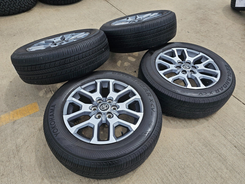 20" Toyota Tundra TSS TRD OEM wheels rims 95359 75277 Sequoia 2023 2024 2025 Texas Truck Tire
