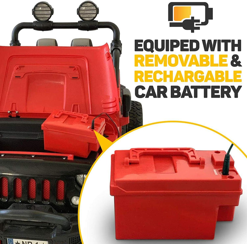 12V CHILD'S Girls RIDE ON TRUCK SUV JEEP 2 High-Powered Engines W/ Remote Control- Pink