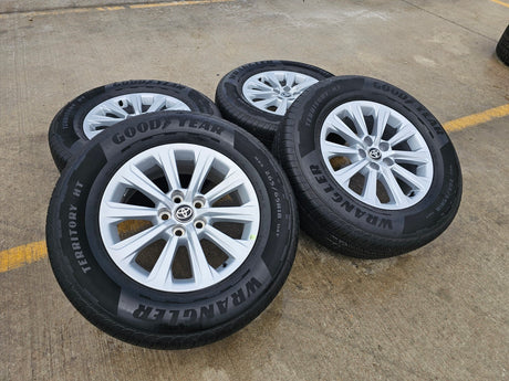 18" Toyota Grand Highlander OEM 10525 wheels rims tires Lexus TX350 GOODYEAR Texas Truck Tire