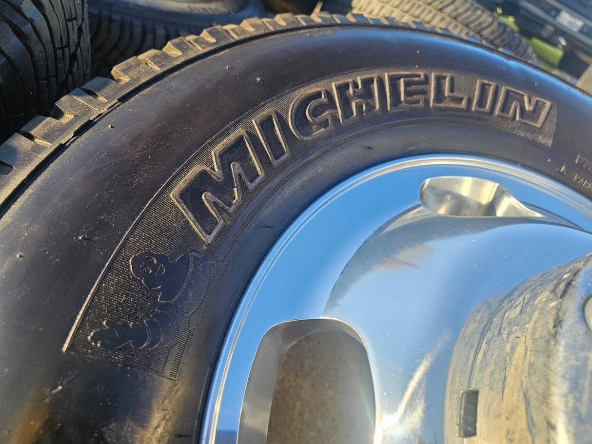 17" Ford F-350 Dually OEM 10477 10478 rims wheels MICHELIN 2023 2024 2025 2026 Texas Truck Tire