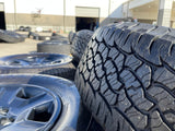 17" Jeep Wrangler Rubicon OEM 9260 wheels rims Gladiator tires BFG A/T NEW Texas Truck Tire