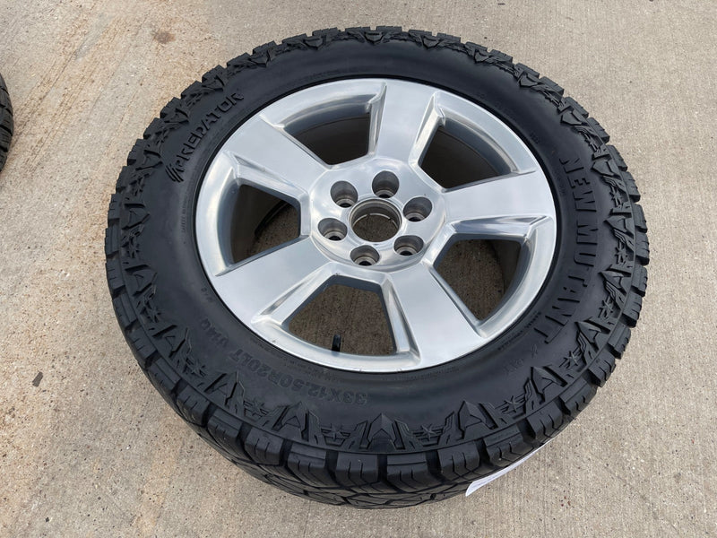 20" Chevy Silverado 1500 Tahoe Suburban OEM wheel rim 5652 tire spare Texas Truck Tire