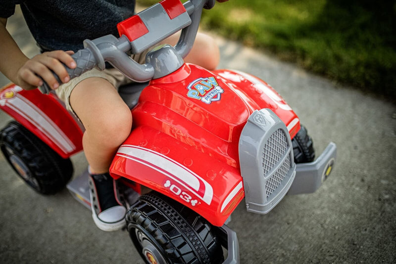 Paw Patrol Marshall Toddler Quad Electric Ride On Toy by Kid Trax - Officially Licensed Nickelodeon Product