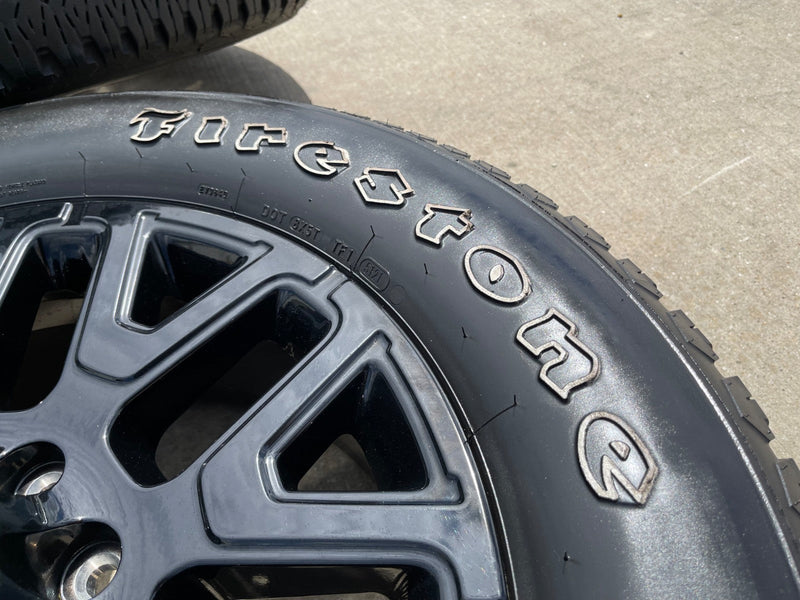 20" Dodge Ram 2500 3500 LARAMIE OEM 51649 wheels rims A/T2 2025 2026 Texas Truck Tire