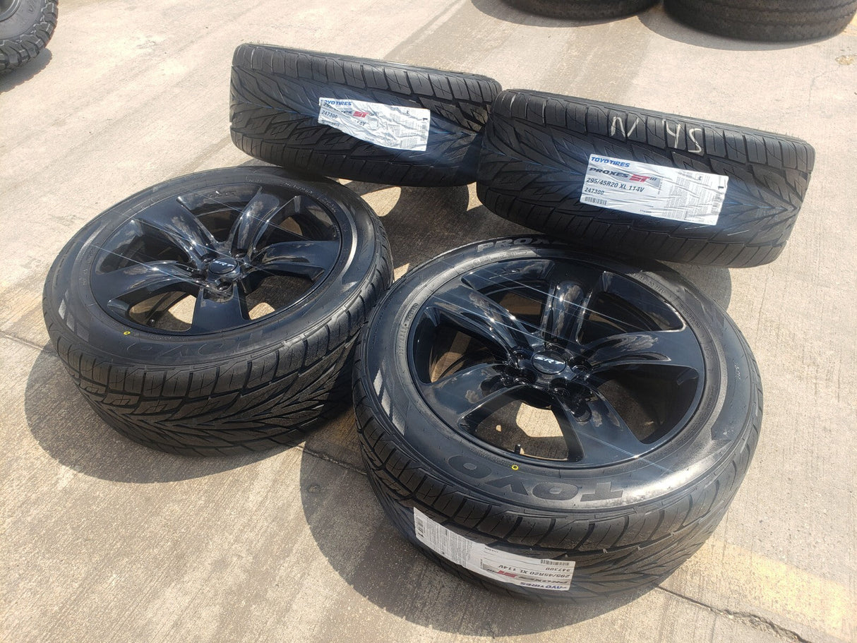 20" Jeep Grand Cherokee SRT Trackhawk OEM 9139 wheels rims tires NEW Texas Truck Tire