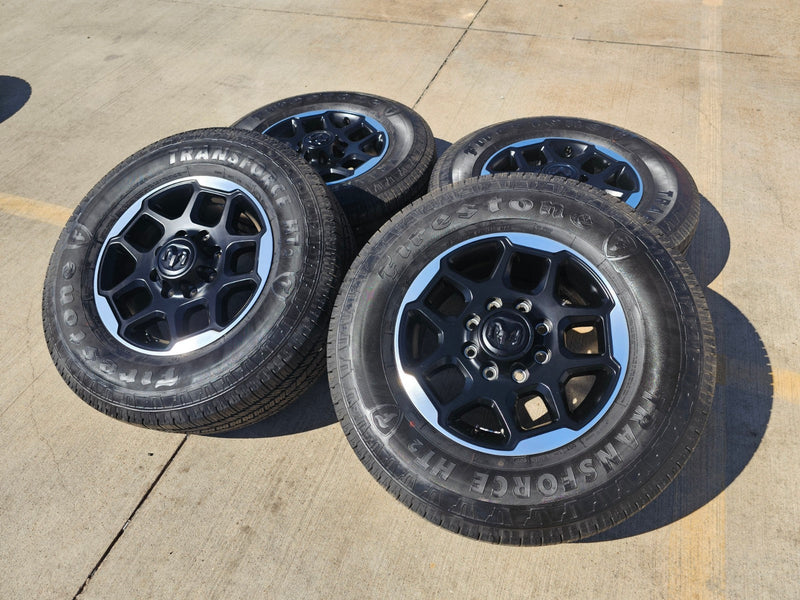 18" Dodge Ram 2500 3500 OEM 68629288 wheels rims FIRESTONE HT2 2025 2026 Texas Truck Tire