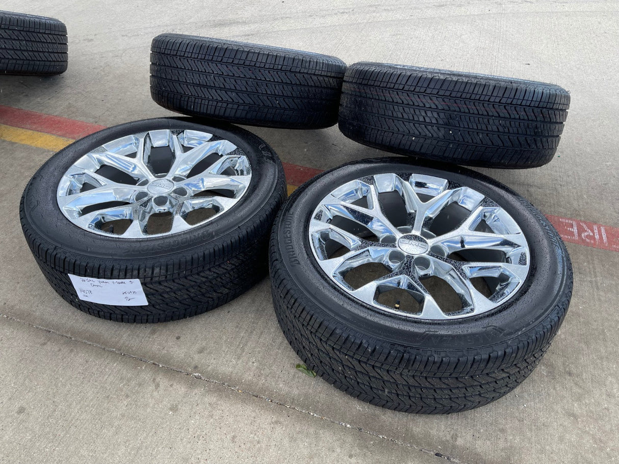 22" GMC Yukon Sierra DENALI OEM 5904 wheels rims 2022 2023 2024 2025 2026 Texas Truck Tire