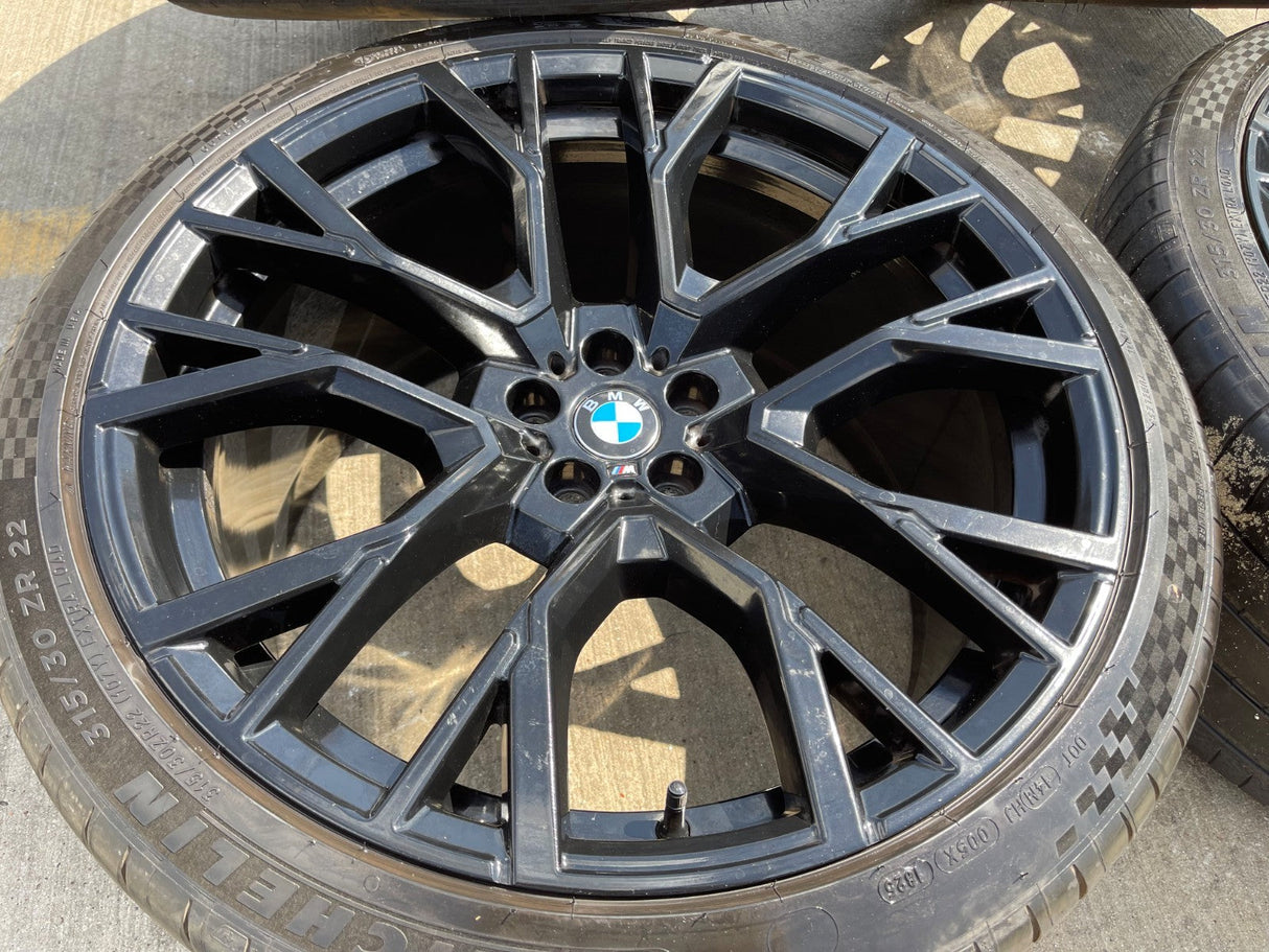 21" + 22" BMW OEM X5M X6M Series OEM 86244 86243 wheels rims MICHELIN Texas Truck Tire