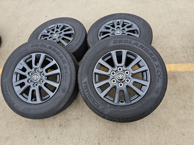 18" Land Cruiser Tundra Sequoia 4Runner GX550 OEM 95953 wheels rims 2026 NEW Texas Truck Tire