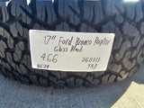 17" Ford F-150 Raptor Bronco OEM rims wheels BFG 10461 tires 2025 2026 BFG NEW Texas Truck Tire