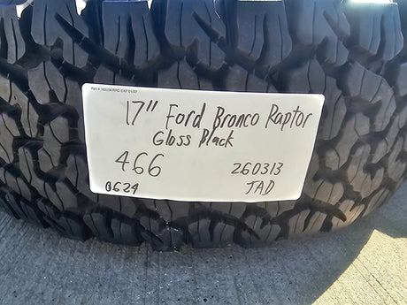 17" Ford F-150 Raptor Bronco OEM rims wheels BFG 10461 tires 2025 2026 BFG NEW Texas Truck Tire