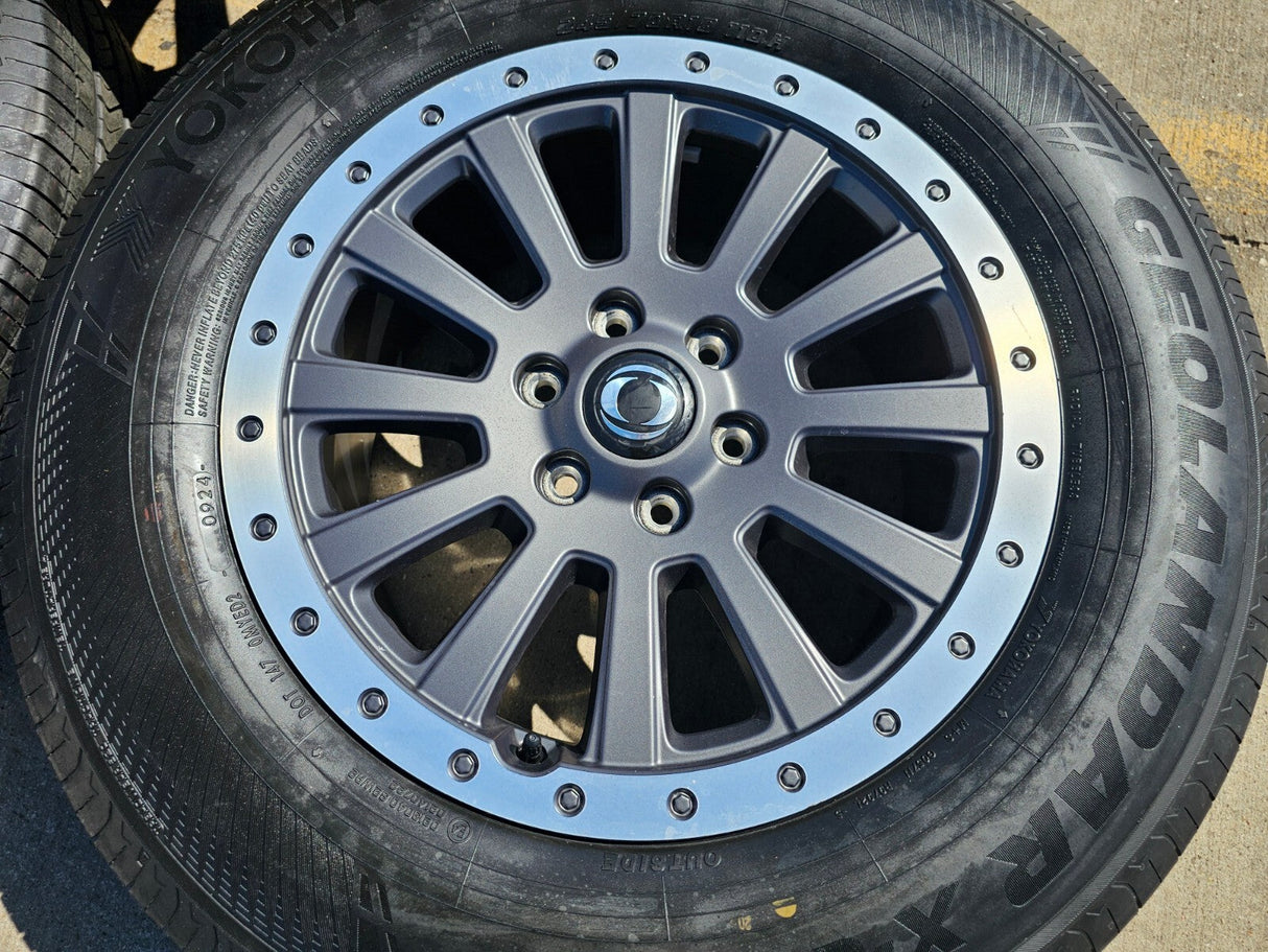 (5) 18" INEOS Grenadier OEM wheels rims tires beadlock 2023 2024 2025 2026 NEW Texas Truck Tire