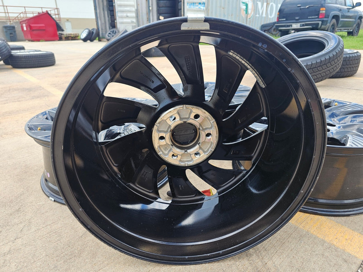 22" Lincoln Navigator OEM rims wheels BLACK LABEL 2024 2025 2026 NEW Texas Truck Tire