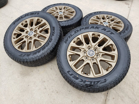 20" Toyota Tundra TRD OEM wheels rims BRONZE TSS 95295 75276 Sequoia 2026 NEW Texas Truck Tire