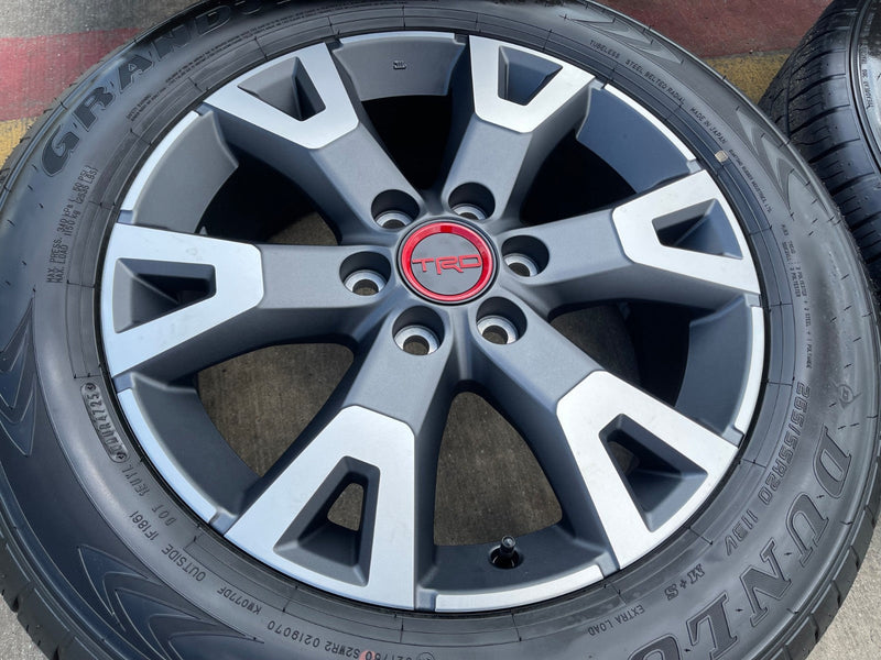 20" Toyota 4Runner TRD OEM 94198 wheels rims Tundra Sequoia 2025 2026 DUNLOP NEW Texas Truck Tire