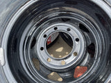 (5) 16x6 16" Dexstar Steel Trailer Gloss Black Wheels Rims Tires 14 PLY 8x6.5 Texas Truck Tire