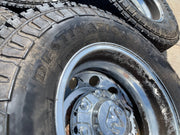 17" Dodge Ram 3500 Dually Laramie 8x200 wheels rims 2701 2702 OEM FIRESTONE Texas Truck Tire