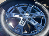 18" Ford F-150 Expedition OEM 10343 chrome rims wheels 2024 2025 2026 MICHELIN Texas Truck Tire