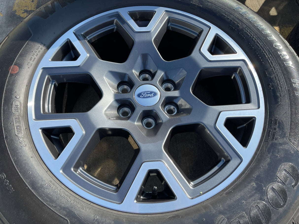 20" Ford F-150 LARIAT OEM 95864 rims wheels Expedition 2024 2025 2026 GOODYEAR Texas Truck Tire