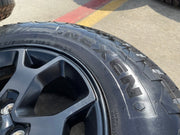 (4) 17" Jeep Wrangler Rubicon OEM 9218 wheels rims black Gladiator NEXEN NEW Texas Truck Tire