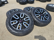 20" GMC Sierra Yukon AT4X Silverado OEM 5914 wheels rims TERRITORY M/T Texas Truck Tire