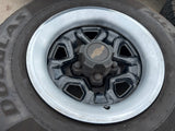 14" Chevy C1500 Blazer Old School Chevy wheels rims GMC tires 5x120 5x4.75 Texas Truck Tire