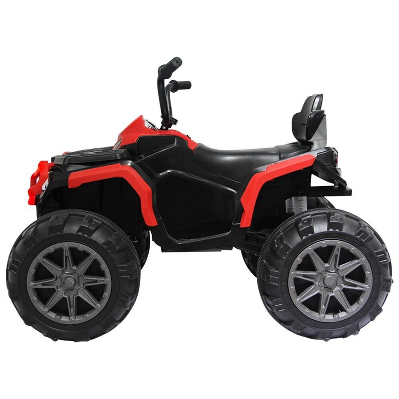 Electric ATV Off-Road Quad Car Toy for Kids - 24V with LED Lights and Dual Speed Options