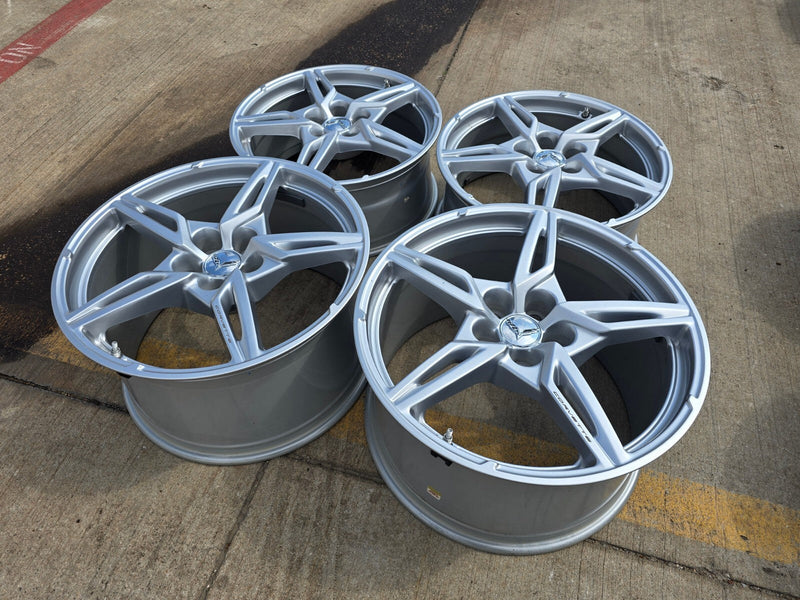 19" + 20" Chevy Corvette C8 OEM wheels rims 14007 14008 2023 2024 2025 2026 NEW Texas Truck Tire