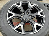 20" Jeep Grand Wagoneer Dodge Ram 1500 OEM black 9296 wheels rims 2025 2026 NEW Texas Truck Tire