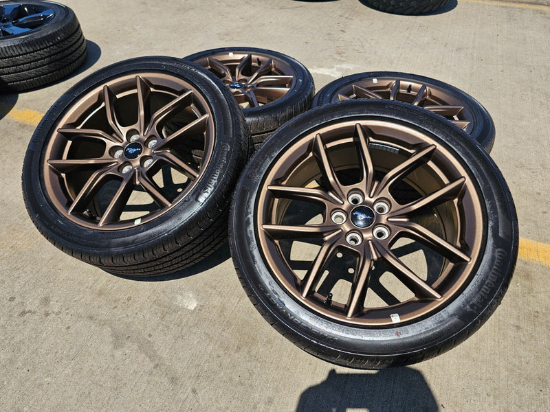 19" Ford Mustang GT Performance Track Pack OEM 10596 wheels rims 2025 2026 NEW Texas Truck Tire