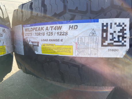 18" GMC Sierra AT4X Chevy Silverado 2500 3500 OEM 5949 wheels rims FALKEN NEW Texas Truck Tire