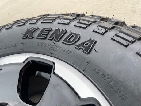 18" Ford F-250 F-350 OEM TREMOR rims wheels 10482 KENDA KLEVER R/T 33" NEW Texas Truck Tire